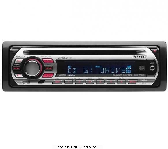 sony cdx-gt310 mp3 player recomand caldura acest aparat intrucat pret minim confortul unuia SEF TARLA