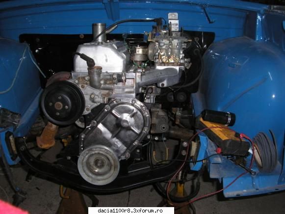 motor de 1600 cm cubi original de pe un a110 alpine tuning renault 8 dacia 1100