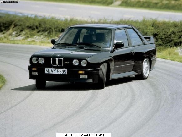 bmw m3 a fost un experiment reusit, dominand atat pistele de curse dar facand senzatie si pe sunt