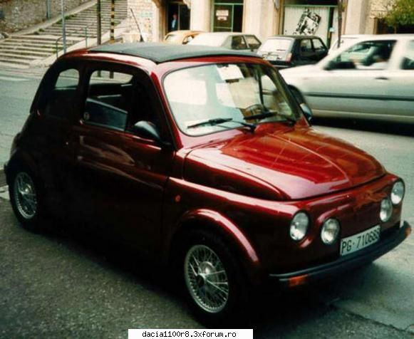 Fiat 500 modificat......da fum nu alta..... - B20EZU - High Performance Classic Cars &Concept Cars