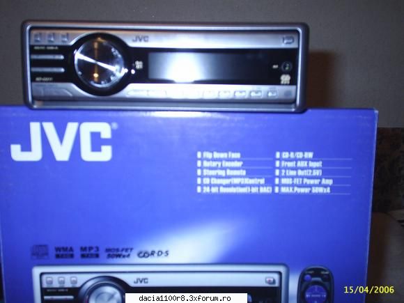 Mp3 J V C KDG 531 - B20EZU - Audio-Video pe Dacia 1100