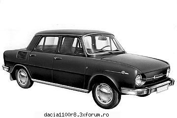 dupa cum se stie este un model derivat din skoda 1000b devenit skoda 1100 apoi 110.are un motor de